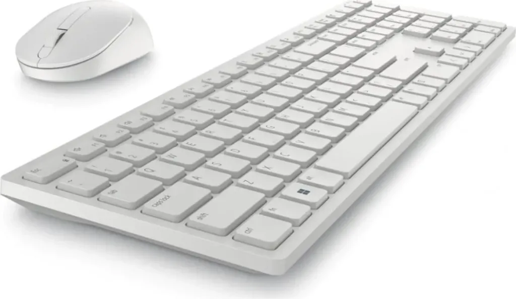 Set tastierë dhe maus Dell KM5221W, të bardha - 2