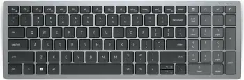 Tastierë DELL KB740, Wireless, RF Wireless + Bluetooth, Scissor key switch, QWERTZ, Gri, Zi