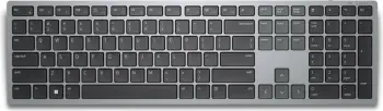 Tastierë DELL KB700, Full-size, Wireless, Bluetooth, QWERTZ, Gri