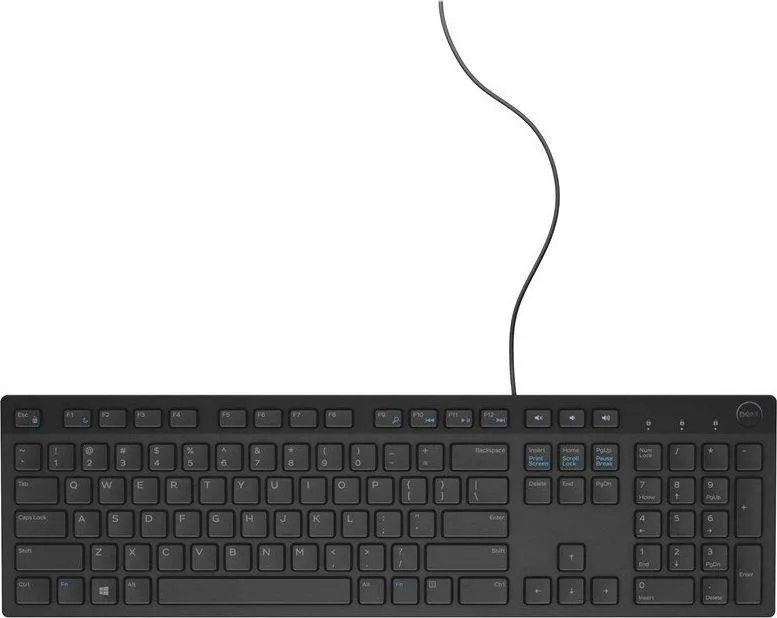 Tastierë Dell KB216, me kabllo, DE, e zezë - 1