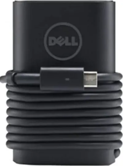 Karikues për laptop Dell Kit E5, 65W, Type-C, 65W, i zi - 1