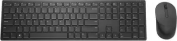 Set tastierë + maus Dell KM5221W (580-AJRZ), USB, optik, i zi