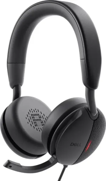 Kufje Dell WH5024 Pro Wired On-Ear (520-BBGQ), USB Type-A, ANC, të zeza