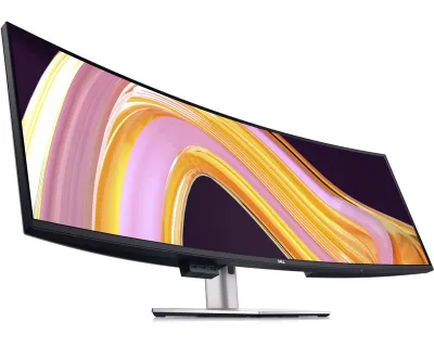 Monitor Dell Ultrasharp, 49", 5K Ultra Hd, i zi / argjend - 6