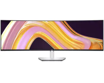 Monitor Dell Ultrasharp, 49", 5K Ultra Hd, i zi / argjend