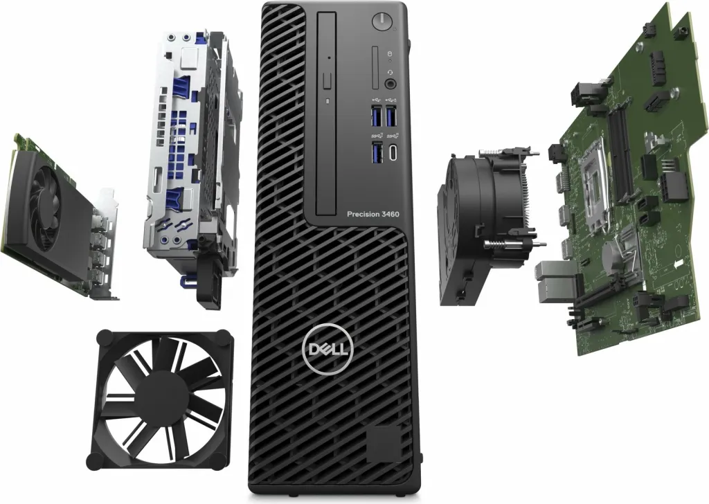 Kompjuter DELL Precision 3460, Intel Core i7, 16 GB RAM, 512 GB SSD, Windows 11 Pro - 6