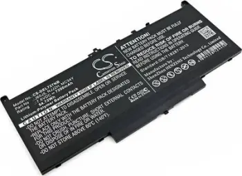 Bateri për laptop Dell Latitude E7270/E7470, 7200 mAh, 7.6 V