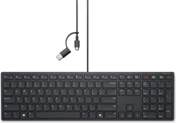 Tastierë Dell KB525C, Office, USB, QWERTY, US International, E zezë