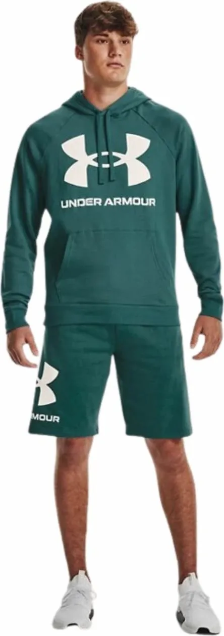 Duks Under Armour Rival Fleece Big Logo HD për meshkuj, jeshil - 3