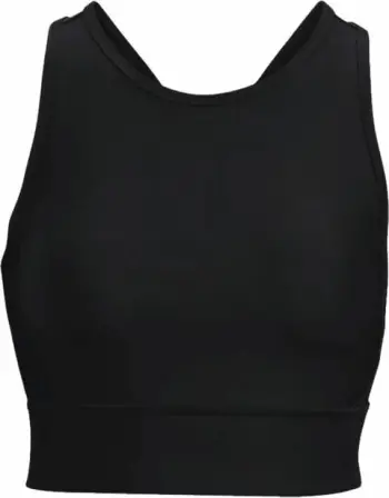 Bluzë trajnimi Under Armour UA HG Armour Crop Tank 1360848, pa mëngë, e zezë