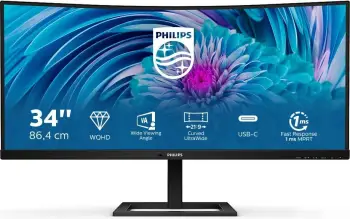 Monitor Philips E Line 346E2CUAE/00, 34", WQHD+ LCD, i zi