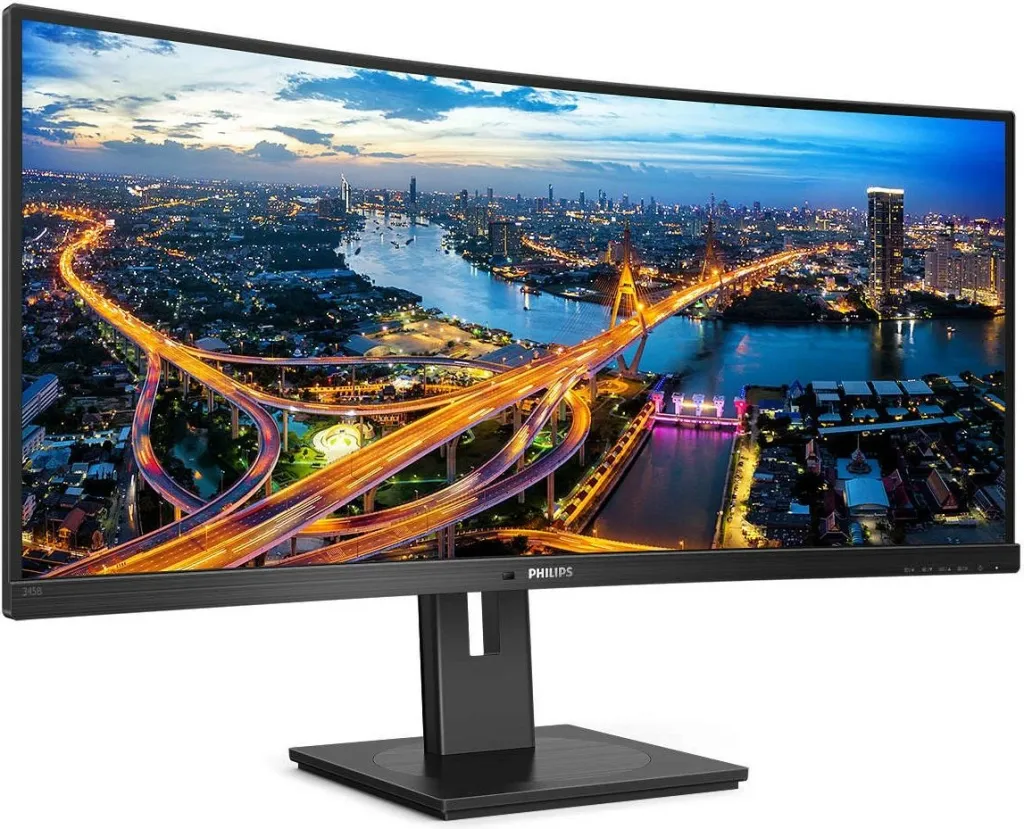 Monitor PHILIPS 345B1C, 34”, WQHD, Curved, i zi - 4