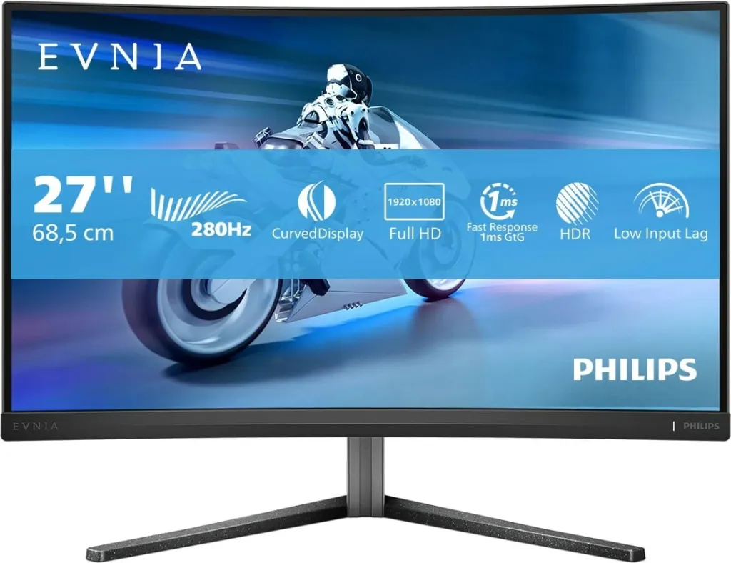 Monitor Philips Evnia 27M2C5200W, 27", Full HD, i zi - 10