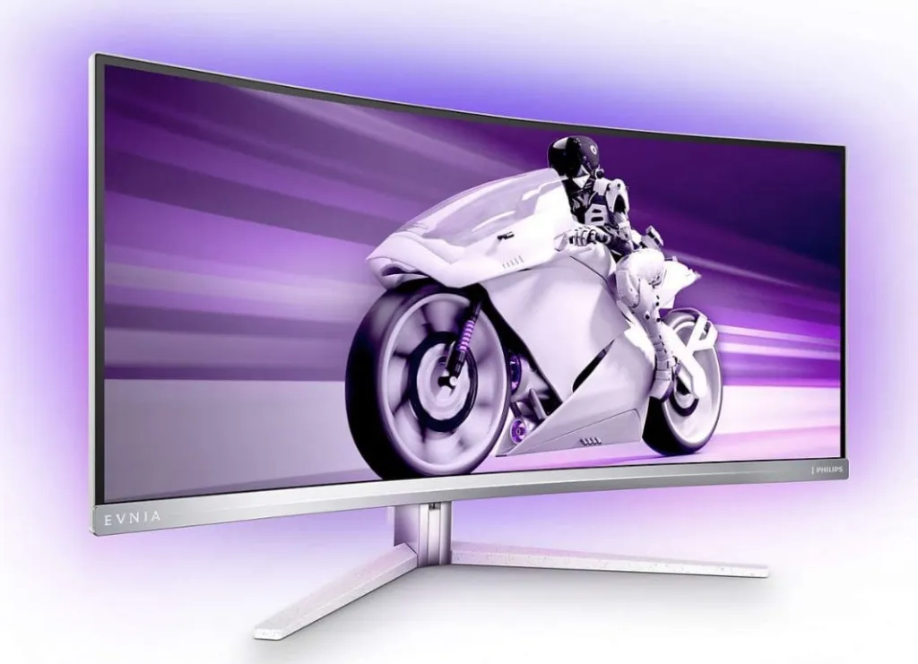 Monitor Philips 34M2C8600/00, 34", OLED, i bardhë - 2