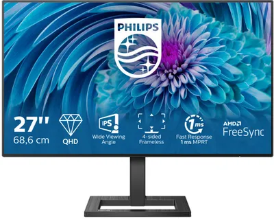 Monitor Philips 275E2FAE, 27" LED, QHD, i zi - 1