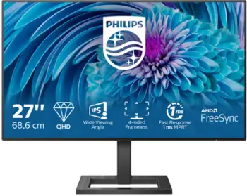Monitor Philips 275E2FAE, 27" LED, QHD, i zi