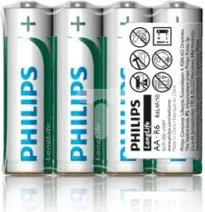Bateri Philips LongLife R6L4F/10, 4 copë