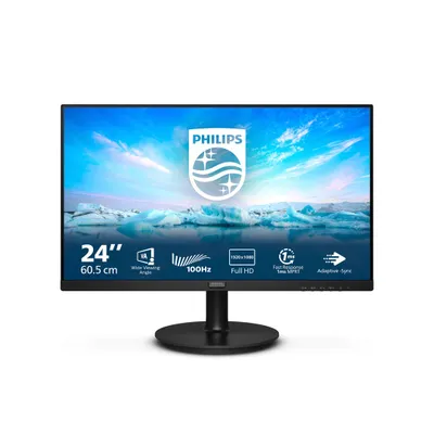 Monitor Philips V Line, 23.8", 1920 x 1080, 100 Hz, i zi - 2