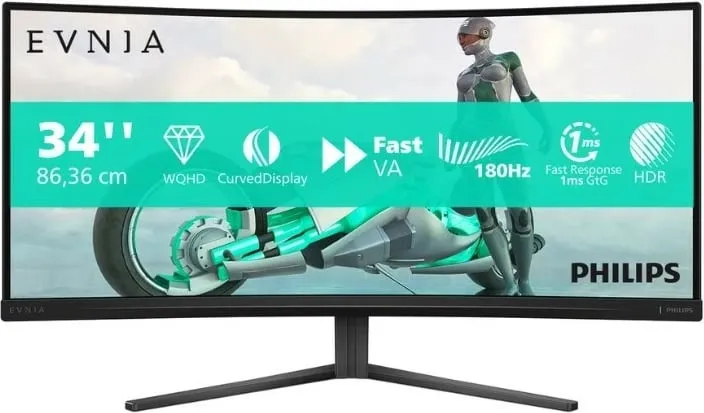 Monitor Philips Evnia 34M2C3500L/00, 34", UWQHD, i zi - 7
