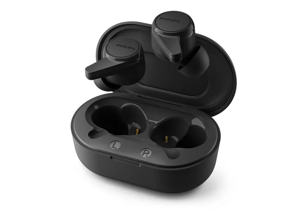Dëgjuese Buds Philips TAT1207BK/00, wireless IPX4 Splash Mic, të zeza - 2