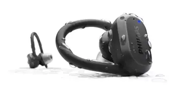 Dëgjuese Buds Philips TAA7306BK/00, wireless sport IPX5 Mic, të zeza