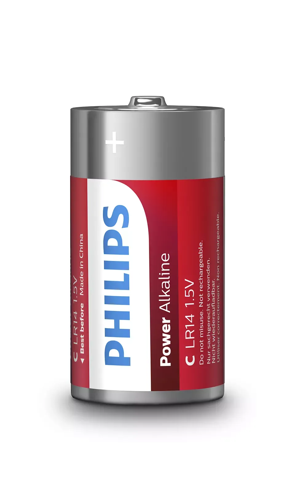 Bateri Philips LR14P2B/10, power alkaline C / 2 - 2