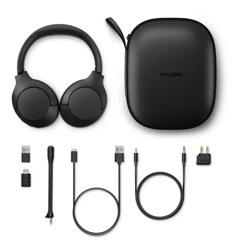 Kufje Philips TAH8507BK/00, wireless, të zeza - 4