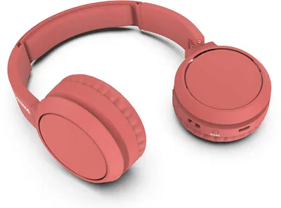 Kufje Philips TAH4205RD/00, wireless, të kuqe - 3