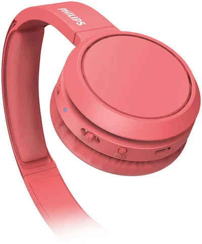 Kufje Philips TAH4205RD/00, wireless, të kuqe - 6