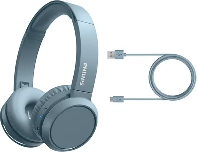 Kufje Philips TAH4205BL/00, wireless, të kaltra - 2