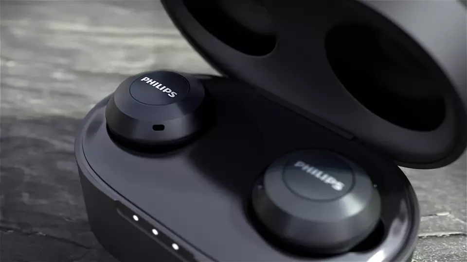 Dëgjuese Buds Philips TAT8505BK/00, wireless IPX4 Splash Mic, të zeza - 4