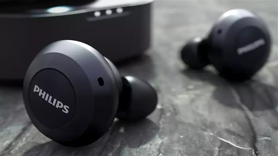 Dëgjuese Buds Philips TAT8505BK/00, wireless IPX4 Splash Mic, të zeza - 5