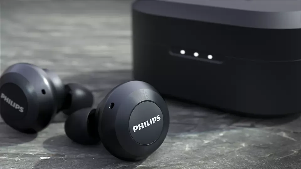 Dëgjuese Buds Philips TAT8505BK/00, wireless IPX4 Splash Mic, të zeza - 6