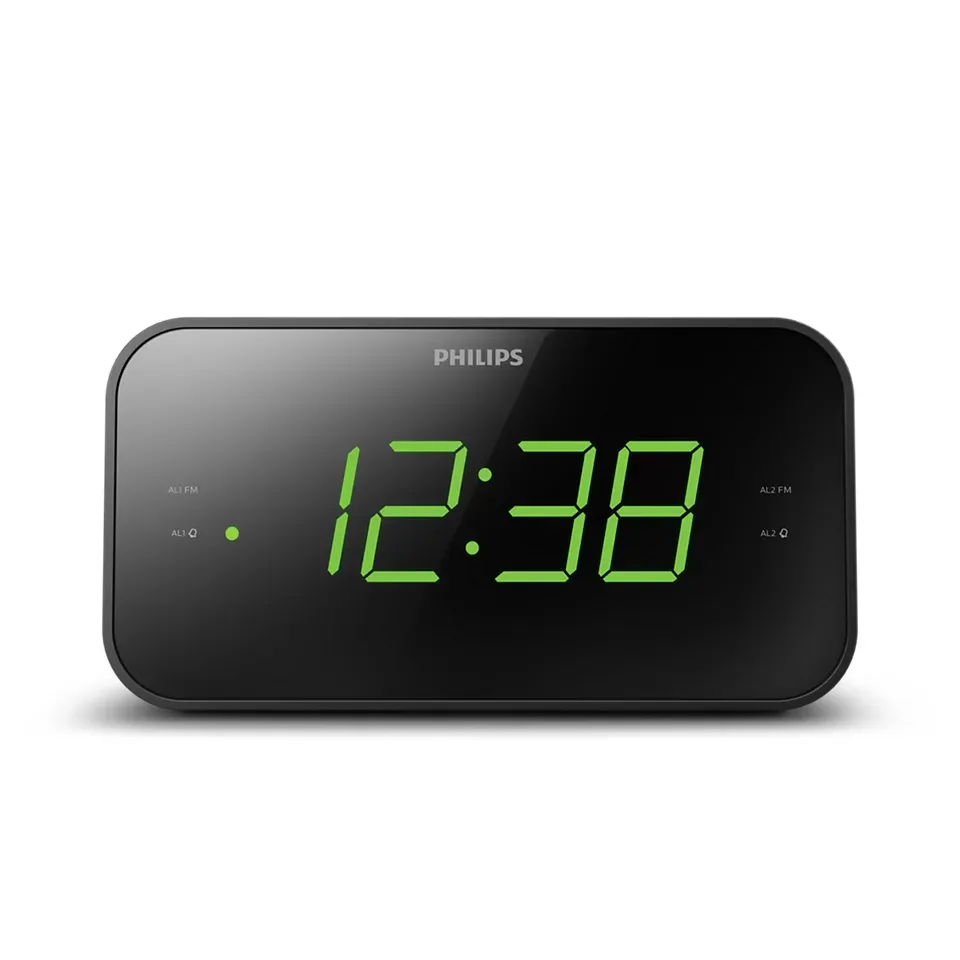 Orë radio Philips TAR3306/12, FM Alarm, e zezë - 1
