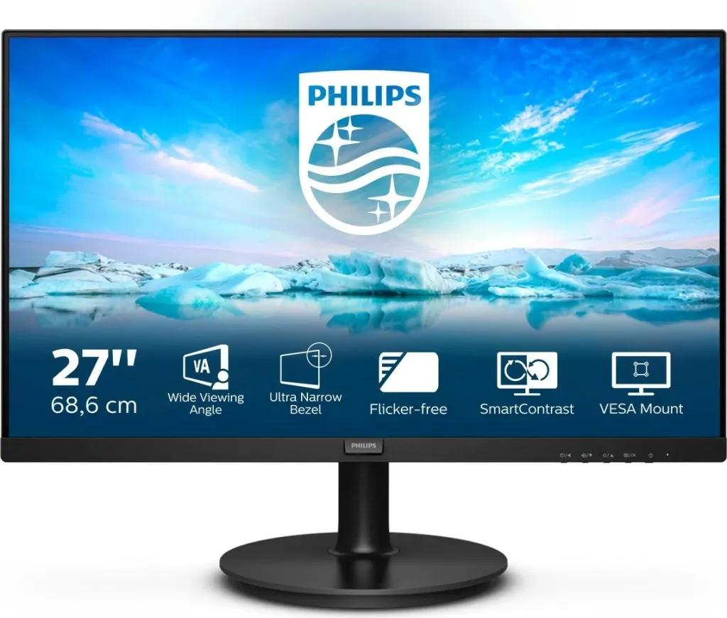 Monitor Philips V Line, 27", 1920 x 1080, Full HD, 75 Hz, i zi - 2