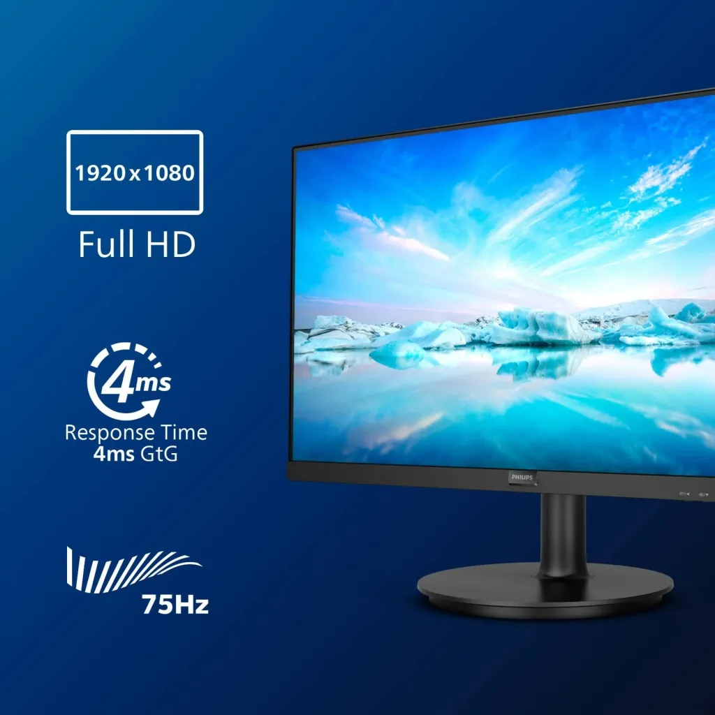 Monitor Philips V Line, 27", 1920 x 1080, Full HD, 75 Hz, i zi - 4
