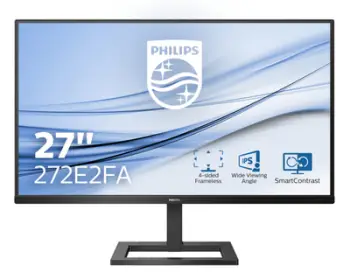 Monitor Philips 272E2FA/00, 27", 1920 x 1080, Full HD, 75 Hz, i zi