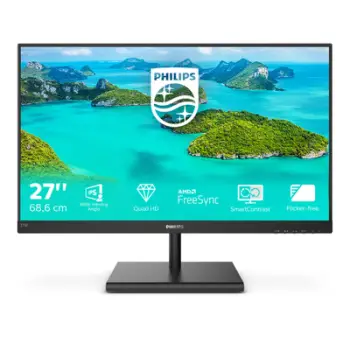 Monitor Philips E Line, 27", 2560 x 1440, Quad HD, 75 Hz, i zi