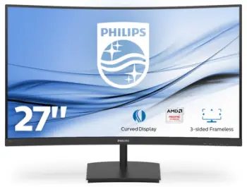 Monitor Philips E Line, 27", 1920 x 1080, Full HD, 75 Hz, i zi