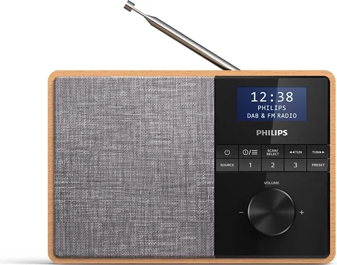 Radio Philips TAR5505, e hirtë / dru - 2