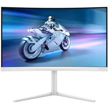Monitor i lakuar Philips Evnia 5000 27M2C5501/00, 27" Quad HD, 180Hz, i bardhë