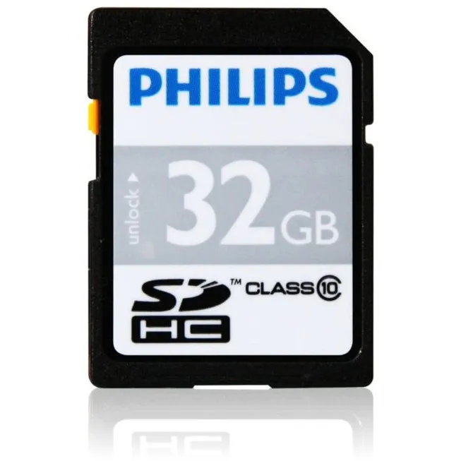 Kartelë memorie Philips FM32SD45B/10 SDHC 32GB Class 10 UHS-I multikolor - 1