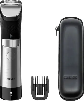 Makinë rroje Philips BT9810/15 për mjekër, me bateri, e zezë