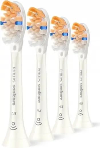 Koka zëvendësuese për furçë dhëmbësh Philips Sonicare HX9094/87, 4 copë, Bardhë