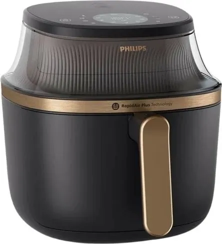 Fryer Philips Ovi Mini 3000 NA322/00, 4.2L, 1400W, e zezë/ari - 2