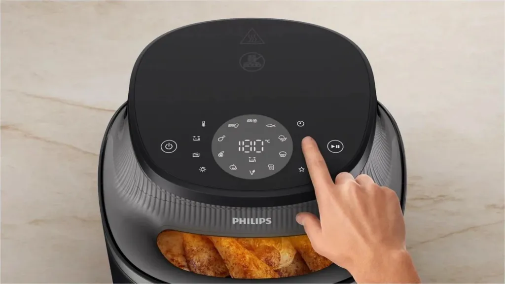 Fryer Philips Ovi Mini 3000 NA322/00, 4.2L, 1400W, e zezë/ari - 5