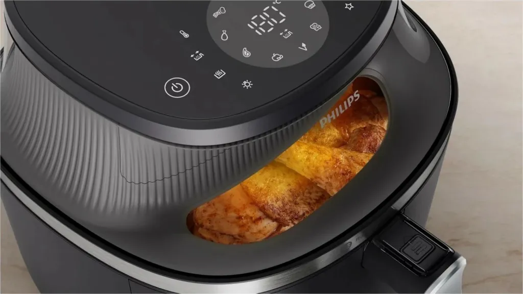 Fryer Philips Ovi Mini 3000 NA322/00, 4.2L, 1400W, e zezë/ari - 6