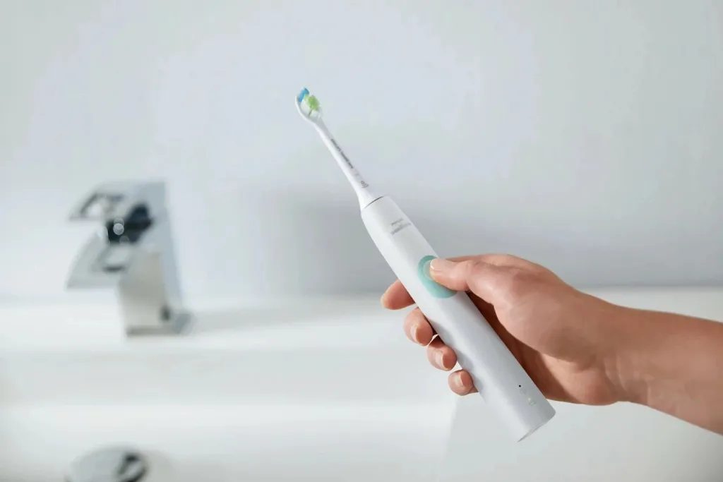 Furçë dhëmbësh sonike Philips Sonicare 4300 HX6807/51, e bardhë - 3