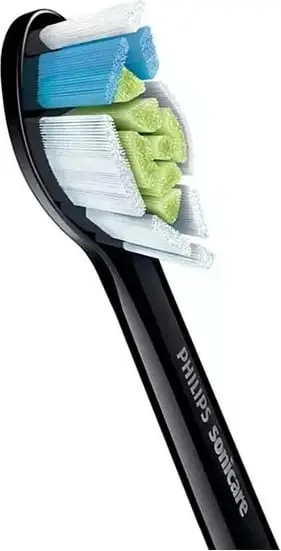 Koka zëvendësuese për furçë dhëmbësh Philips Optimal White HX6068/88, 8 copë, e zezë