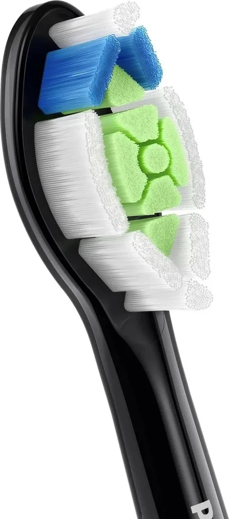 Koka zëvendësuese për furçë dhëmbësh Philips HX6064/88 Optimal White, 4 copë, e zezë - 2